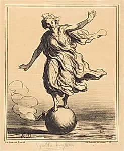 Équilibre Européen by Honoré Daumier