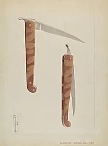 Quill Sharpener Knife by Gordon Saltar