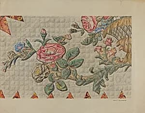 Quilt (Bed Coverlet) by Francis Law Durand