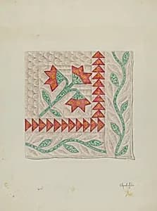 Quilt (Corner Section) by Cornelius Christoffels