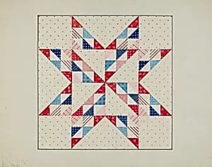 Quilt - "Eastern Star" by Margaret Linsley