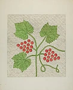 Quilt - Grape Pattern by Cora Parker