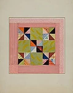 Quilt Section by Cornelius Christoffels, Margaret Linsley