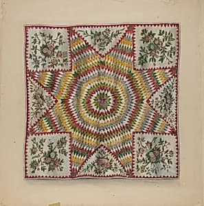 Quilt (Star of Bethlehem) by Charles Bowman
