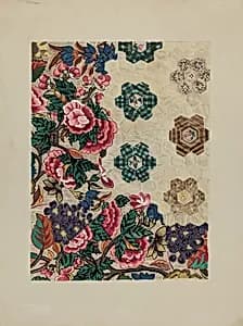 Quilted Bedspread by Irene Schaefer