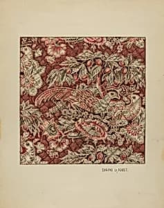 Quilted Chintz Coverlet