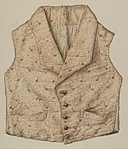 Quilted Silk Vest by Clarence Secor