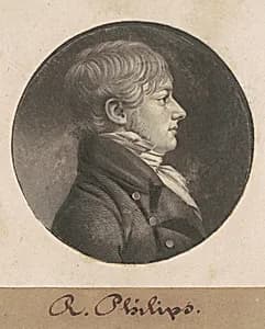 R. Philips by Charles B. J. Févret de Saint-Mémin