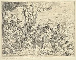 Rachel Concealing Laban's Idols by Andrea De Leone