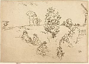 Ramparts, Sandwich by James McNeill Whistler