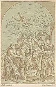 Rape of Europa by Nicolas Le Sueur, after Paolo Farinati