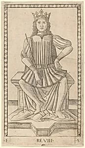 Re (King) by Master of the E-Series Tarocchi