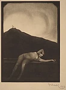 Reclining Nude by Frantisek Drtikol