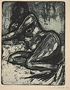 Reclining Nude by Emil Nolde