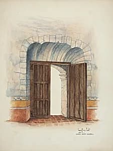 Reconstruction of Interior by Geoffrey Holt and Harry Mann Waddell