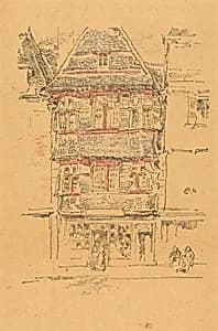 Red House, Paimpol by James McNeill Whistler
