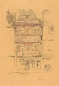 Red House, Paimpol by James McNeill Whistler