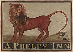 Red Lion Inn Sign by Martin Partyka