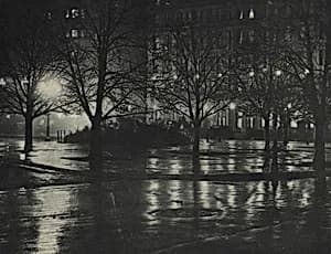 Reflections: Night—New York by Alfred Stieglitz