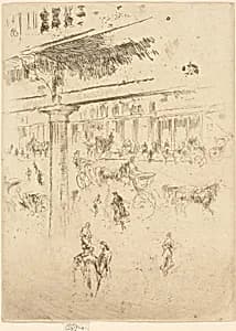 Regent's Quadrant by James McNeill Whistler