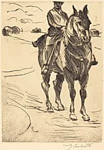Reiter II (Horseman II) by Lovis Corinth