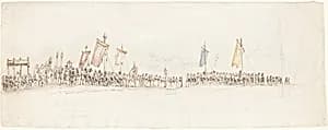 Religious Procession in Landeck by Attributed to George Jones