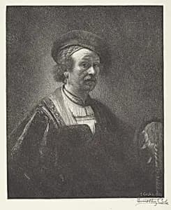 Rembrandt by Timothy Cole after Rembrandt van Rijn