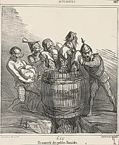Renouvelé des petites Danaides by Honoré Daumier