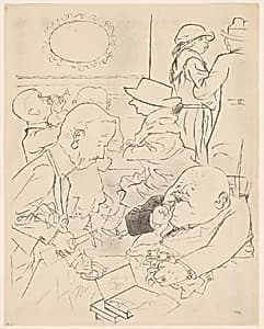 Restaurant by George Grosz