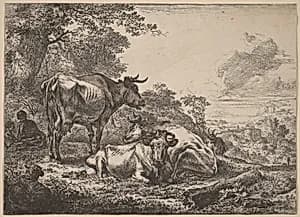 Resting Cows by Nicolaes Pietersz Berchem