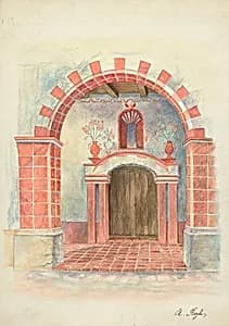Restoration Drawing by A. Regli