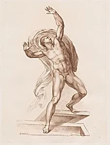 Resurrection of Christ by Francesco Bartolozzi, after Michelangelo