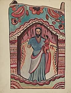 Retablo of Saint Joseph by E. Boyd