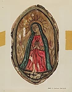 Retablo - Santa Maria by Majel G. Claflin