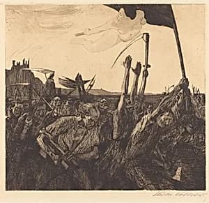 Revolt (Aufruhr) by Käthe Kollwitz