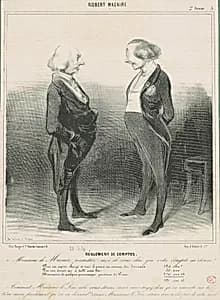 Réglement de comptes by Honoré Daumier