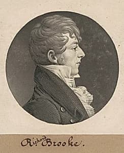 Richard Brooke by Charles B. J. Févret de Saint-Mémin