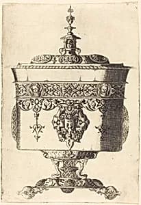 Richly Embellished Goblet by Mathis Zundt