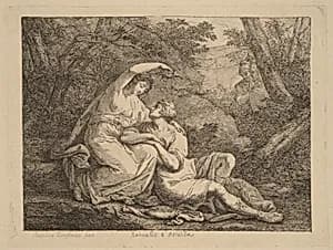 Rinaldo and Armida by Angelica Kauffmann