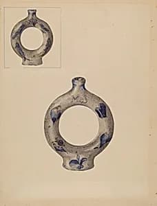 Ring Bottle by Yolande Delasser