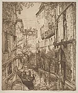 Rio delle Verona, Venice by Donald Shaw MacLaughlan
