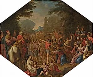 Road to Calvary by Circle of Claude Déruet