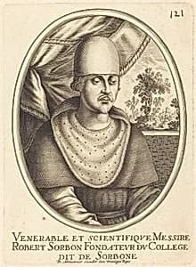 Robert de Sorbon by Balthasar Moncornet