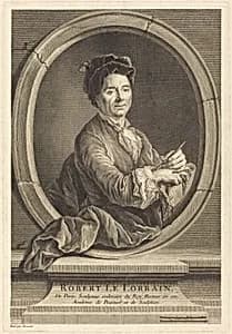 Portrait of Jacques-Philippe Le Bas after Hubert Drouais
