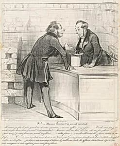 Robert Macaire Directeur by Honoré Daumier