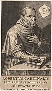 Roberto, Cardinal Bellarminus by Attributed to Hieronymus Wierix