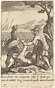 Rocco by Jacques Callot after Matteo Rosselli