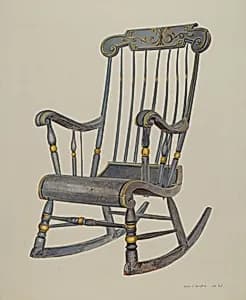 Rocking Chair by Amos C. Brinton