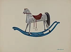 Rocking Horse by Rex F. Bush