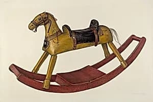 Rocking Horse by Mina Lowry